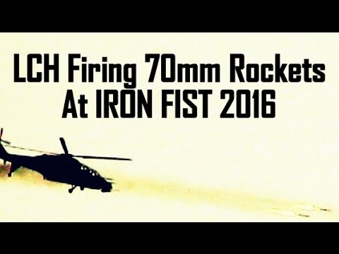 FZ | Forges de Zeebrugge – Rocket System 70mm (2.75”) : The indigenous attack helicopter LCH (Light Combat Helicopter) successfully test-fired 70mm rockets during Iron Fist 2016